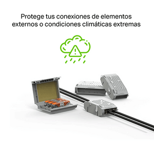 Wago Protección Ipx8 Para Conectores De Hasta 4 Mm² Tamaño 1